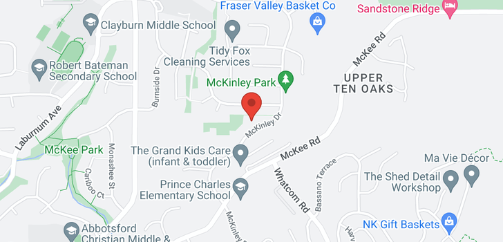 map of 3583 MCKINLEY DRIVE